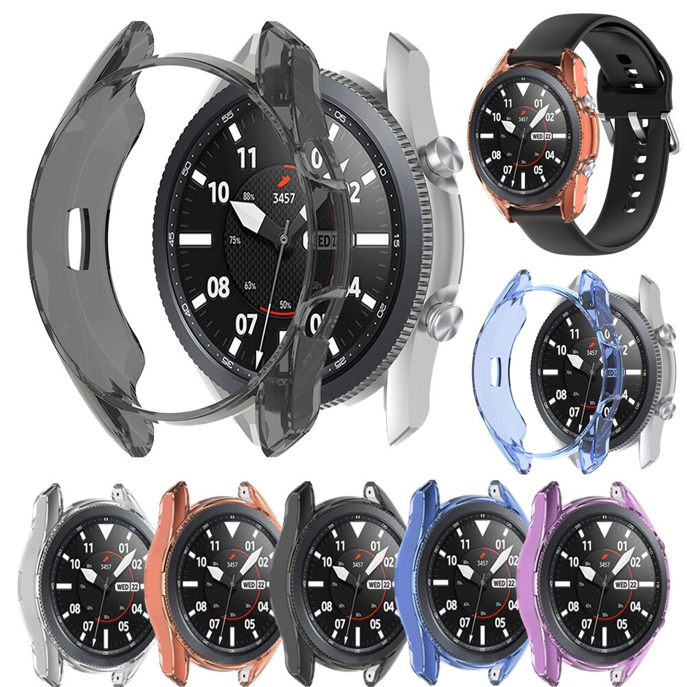 Vỏ Tpu Silicon Mềm Chống Sốc Bảo Vệ Đồng Hồ Samsung Galaxy Watch 3 41m 45mm