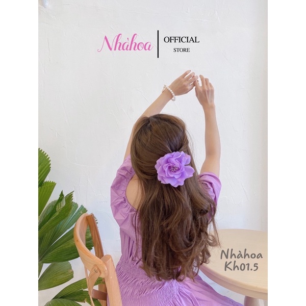 Kẹp Tóc Hoa Voan Cho Nữ - Chính Hãng NHÀ HOA