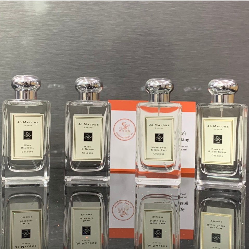 [Mẫu thử] Tổng hợp nước hoa Jo Malone Peony & Blush Suede, Wood Sage & Sea Salt, Wild Bluebell, Basil & Neroli | BigBuy360 - bigbuy360.vn