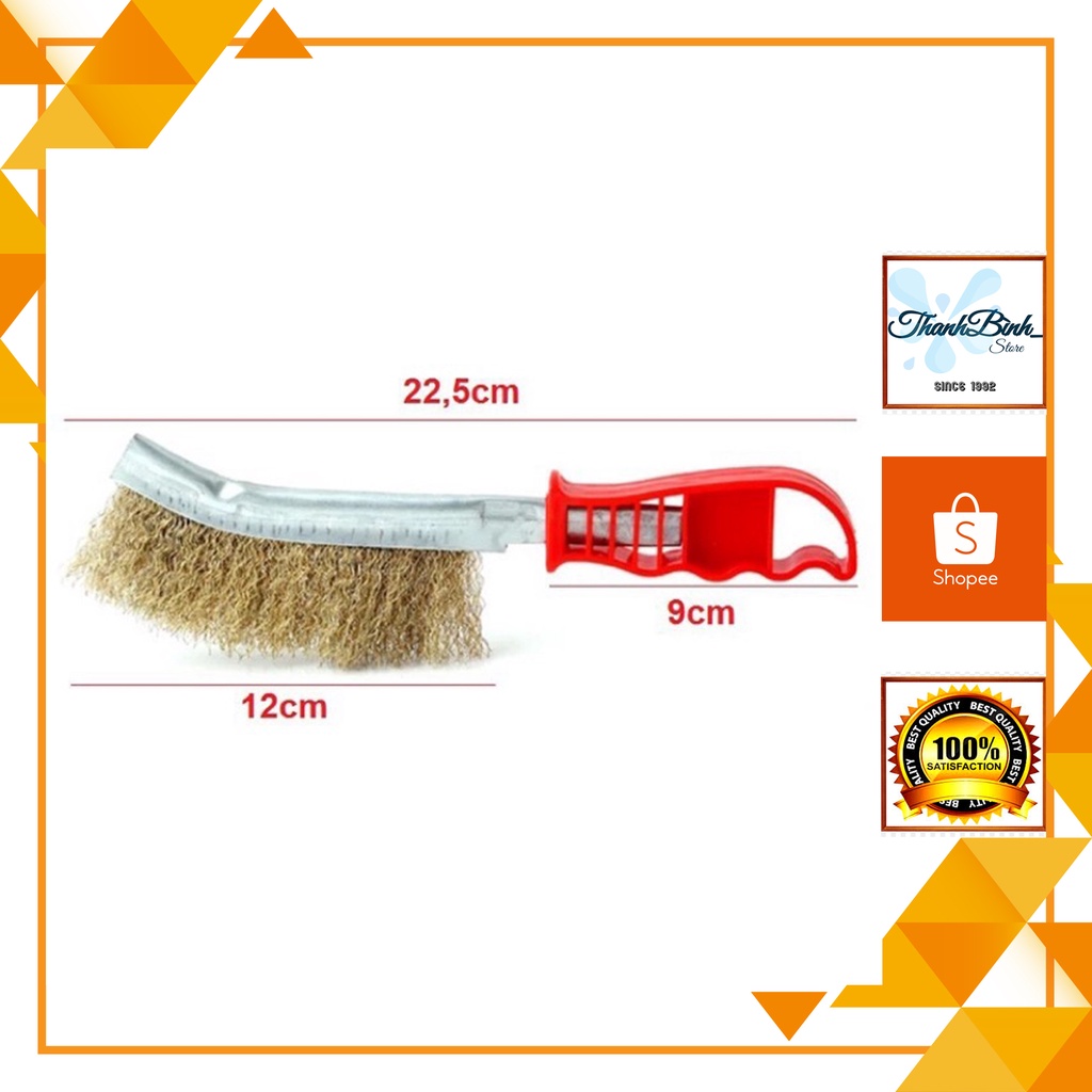 BÀN CHẢI ĐÁNH RỈ SẮT CÓ TAY CẦM- LOẠI DÀY
