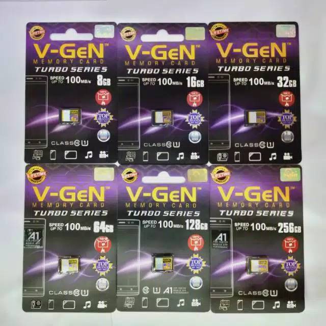 Thẻ Nhớ Micro Sd V-gen Class 10 Series 8 16 32 64 128gb