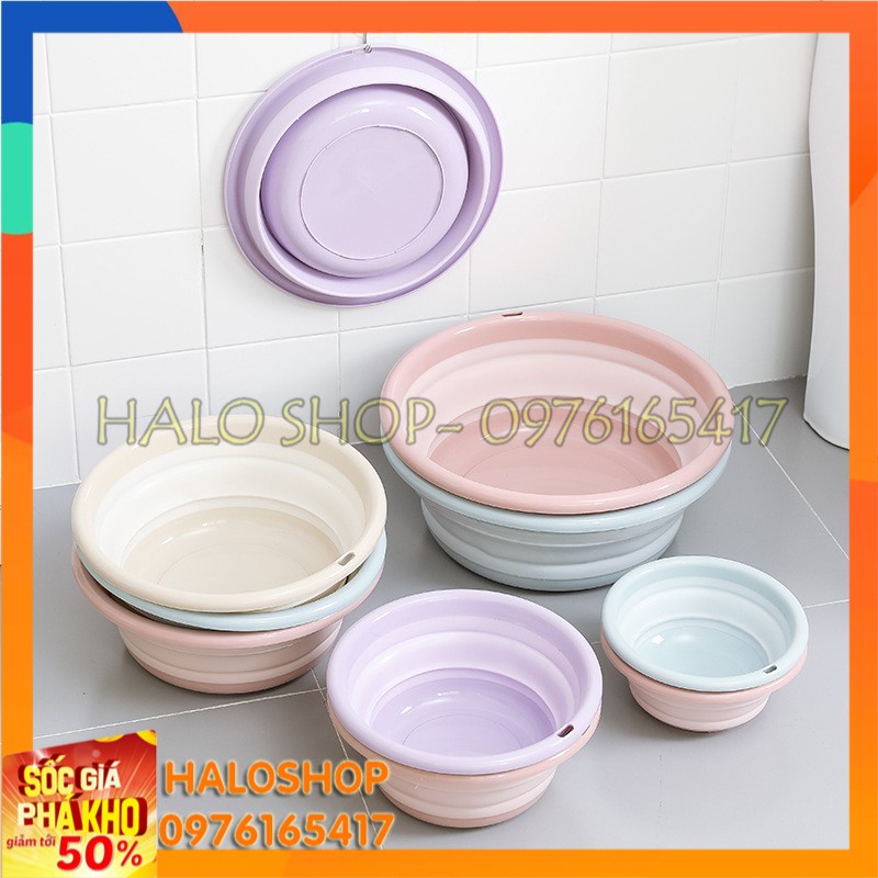 Thau nhựa gấp gọn