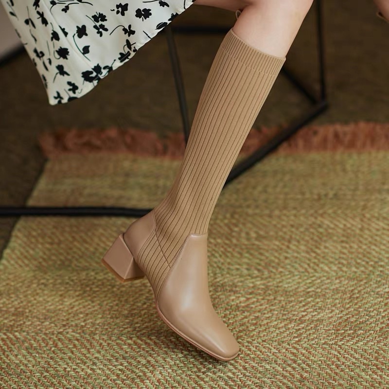 ORDER SAU TẾT -Giày boot da pha len đế cao “Dành cho mọi Bắp chân” | WebRaoVat - webraovat.net.vn