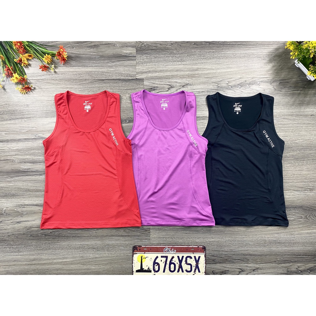 (FREE  SHIP) ÁO SÁT NÁCH NỮ TẬP GYM-YOGA ,CHẤT THUN CO DÃN 4 CHIỀU MANG MÁT