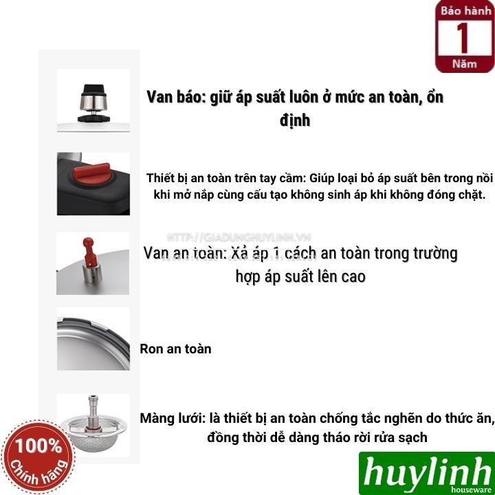 Nồi áp suất nhôm Hàn Quốc PoongNyun HCAPC-25 - 13 lít
