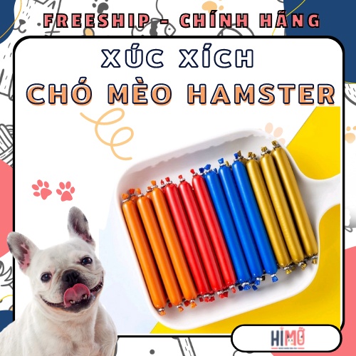 Xúc xích chó mèo hamster 5 vị thơm ngon bổ dưỡng