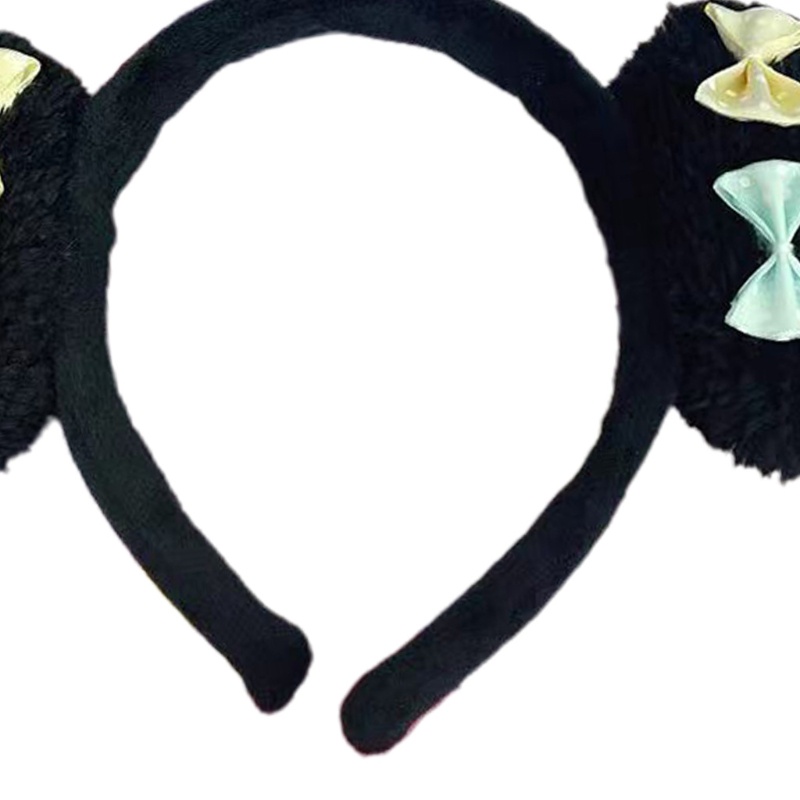 Băng Đô Cài Tóc Tai Voi Mini Phong Cách Preppy Đơn Giản Cho Nữ