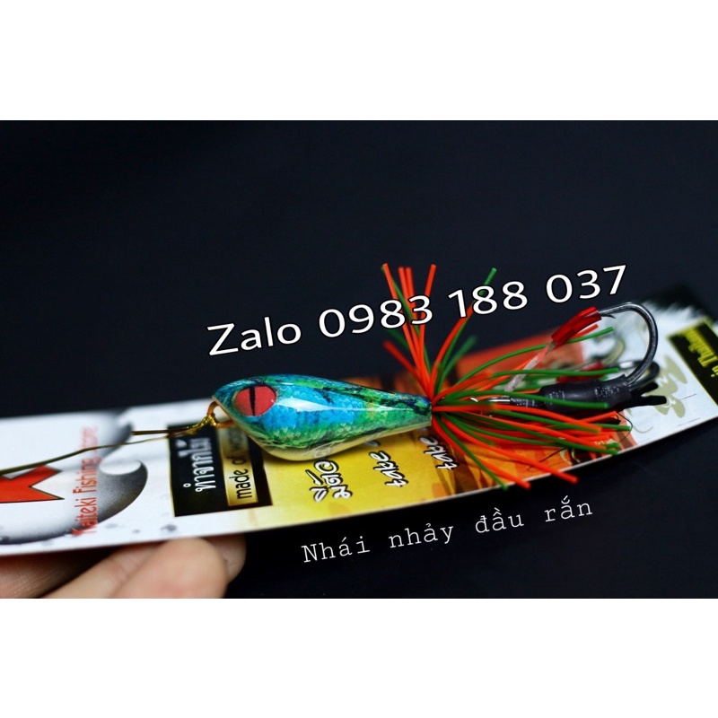 Nhái nhảy, lắc mini Thái Lan, mồi giả câu cá lóc