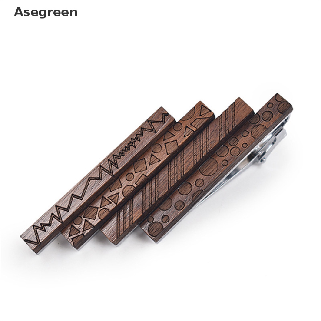 Kẹp Cà Vạt Bằng Gỗ Phong Cách Retro Lịch Lãm Cho Nam