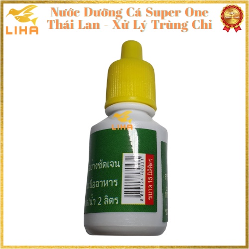 Nước Dưỡng Cá Super One Thái Lan, Xử Lý Trùng Chỉ - Giúp Cá Khỏe Mạnh