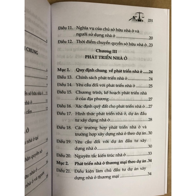 Sách Luật nhà ở (sửa đổi, bổ sung năm 2020, 2022)