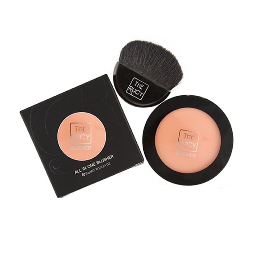 Bộ sản phẩm phấn má hồng The Rucy màu 3 6g và son lì Blooming màu The Rucy 2 3.5g