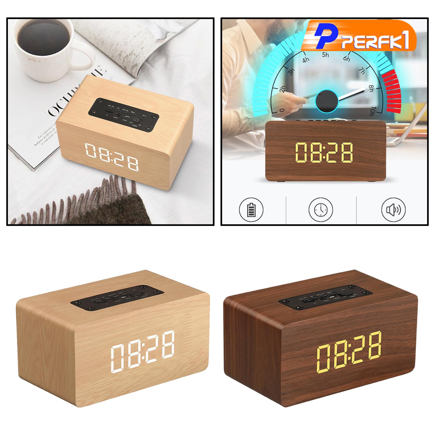 Máy Nghe Nhạc Bluetooth Bằng Gỗ Cho Gia Đình / Văn Phòng