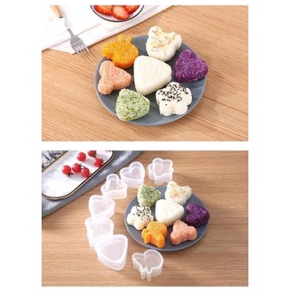 set 7 khuôn silicon làm cơm