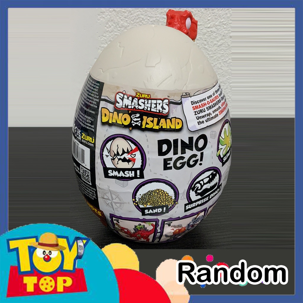 Đồ chơi quả trứng khủng long mini random Smashers Dino Island Over 10 chính hãng Zuru