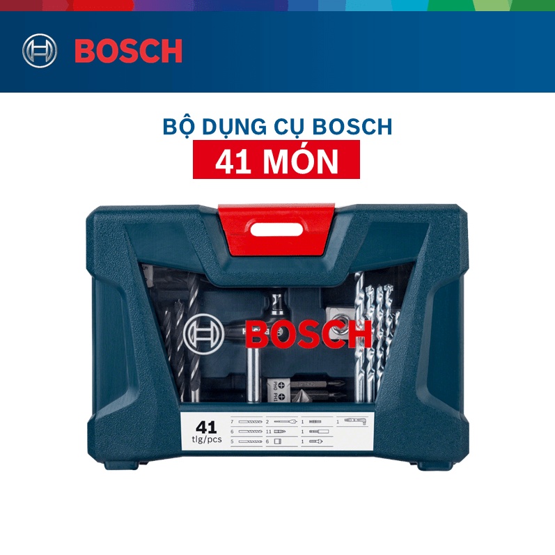 Bộ Dụng Cụ Bosch 41 Món