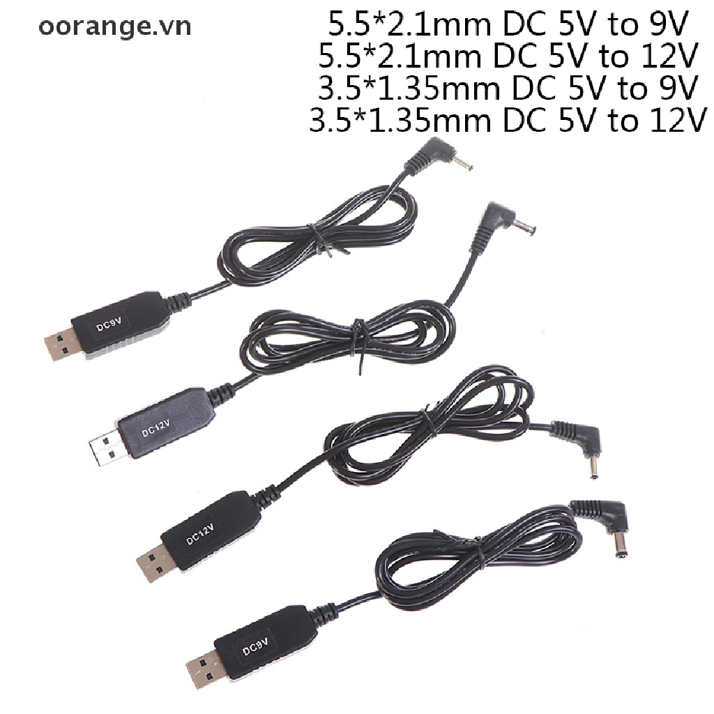 Cáp ChuyểN ĐổI NguồN ĐiệN DC 5V Sang 9V 12V 3.5X1.35Mm 5.5X