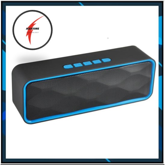 Loa Nghe Nhạc Không Dây Bluetooth A2DP Vỏ Kim Loại, Bass Hay, Kết Nối Usb, Thẻ Nhớ Cổng 3.5 FREE SHIP