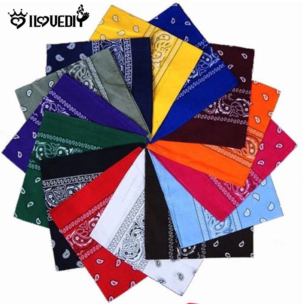 [DS] Khăn Vuông Cotton Đa Năng In Họa Tiết Sáng Tạo