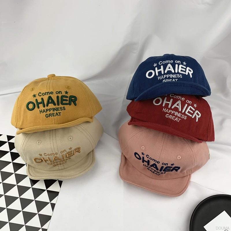 Mũ Lưỡi Trai In Chữ Thiết Kế Đơn Giản Thời Trang Cho Trẻ Em