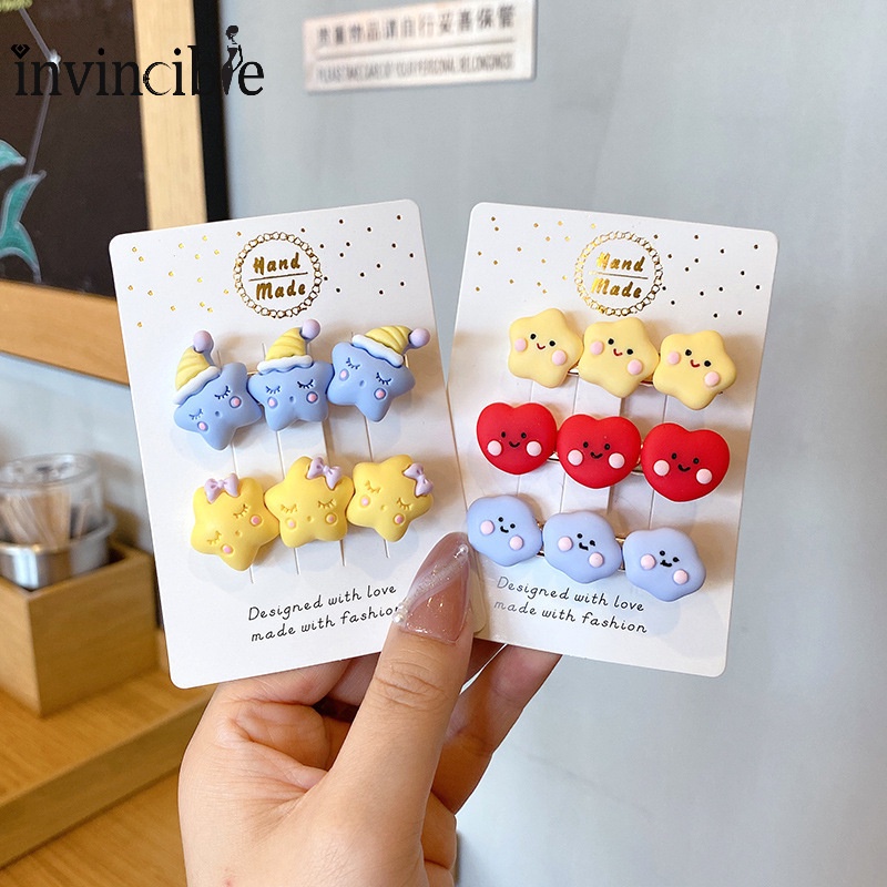 Kẹp Tóc Hình Hoạt Hình Xinh Xắn Cho Bé Gái