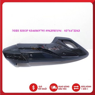 Ốp pô và chụp đuôi carbon cho sh 2017 - 2019