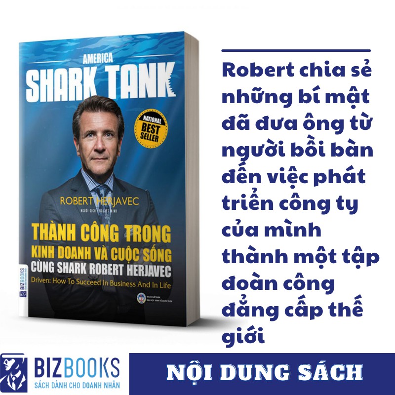 Sách - Thành Công Trong Kinh Doanh Và Cuộc Sống Cùng Shark Robert Herjavec