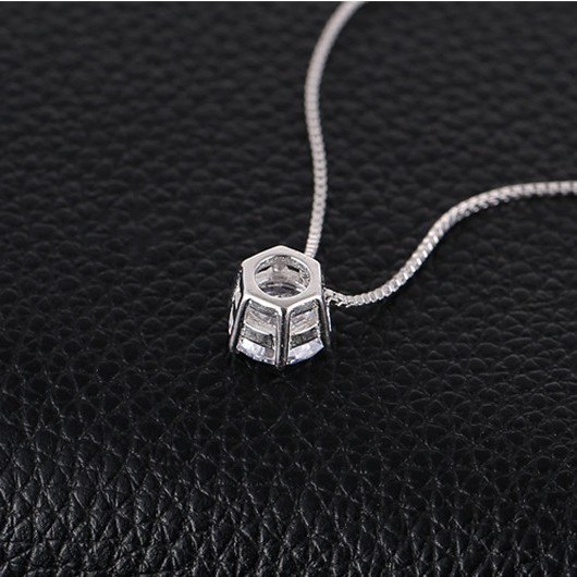 XiaoboACC Dây Chuyền Chuỗi Ngắn Đính Đá Pha Lê Zircon Phong Cách Hàn Quốc Thời Trang