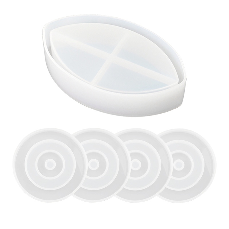 Khuôn Silicone Làm Đế Lót Ly Bằng Nhựa Epoxy Hình Mắt Quỷ Độc Đáo