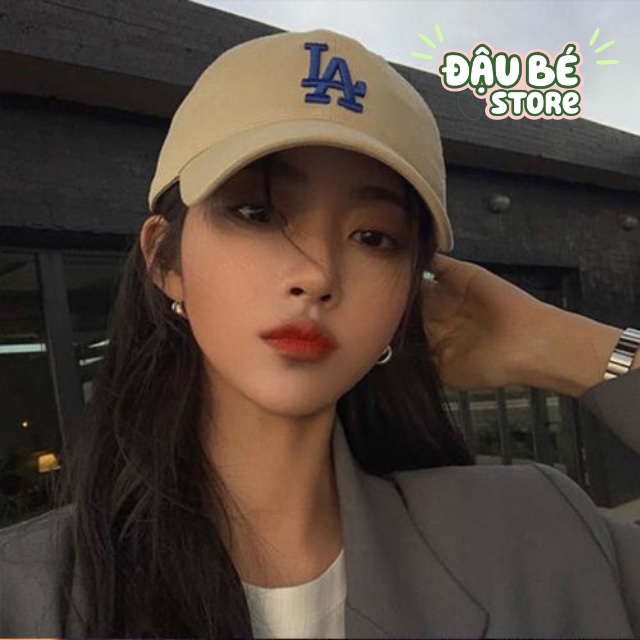Mũ Lưỡi Trai M.Lb Thể Thao Nam Nữ Cao Cấp - Nón Kết Nửa Đầu Thêu Logo Chữ L.A Unisex Thời Trang Hàn Quốc - Daube - M002