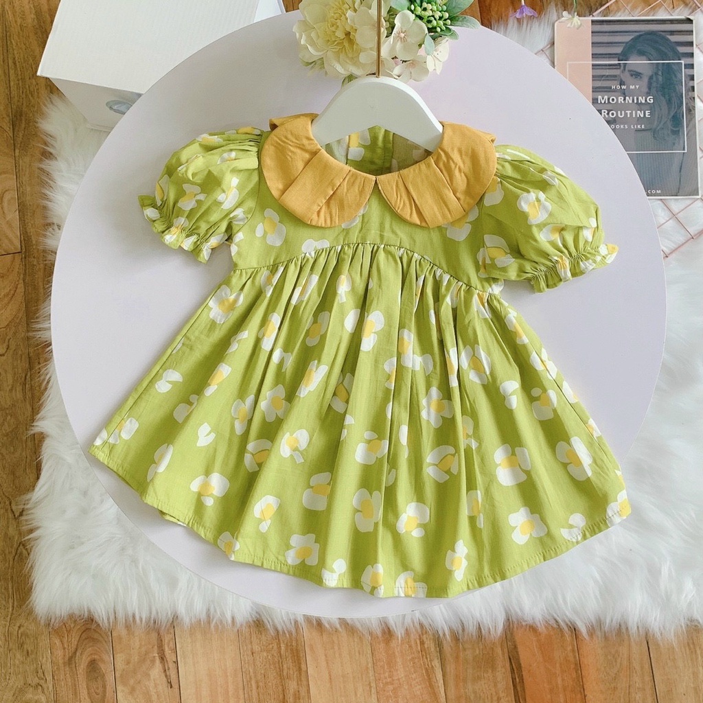 Đầm cho bé gái  - Babystore88 - váy công chúa bé gái hàng thiết kế 1 2 3 4 5 6 7 8 9 10 11 12 tuổi V25