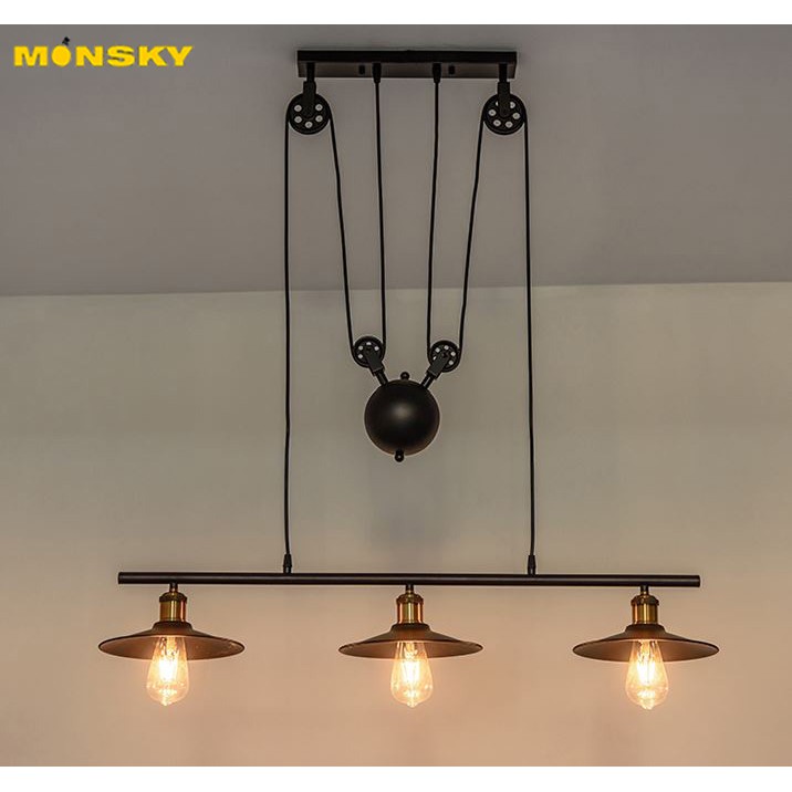 Đèn Thả MONSKY VIOES Phong Cách Bắc Âu sang trọng, cao cấp - Tặng kèm bóng led T64 [ ẢNH THẬT 100%].