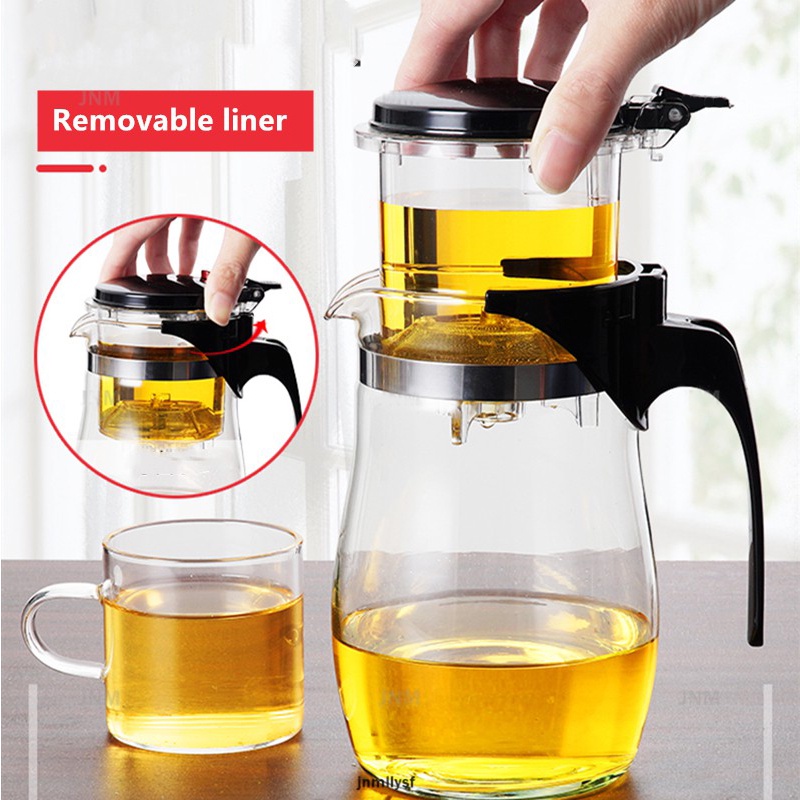 Bình pha trà bằng thủy tinh chịu nhiệt ấm trà thủy tinh