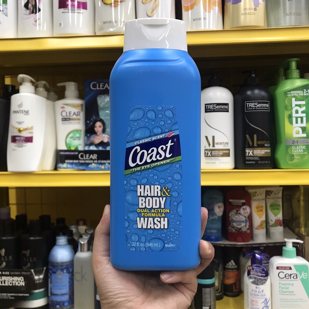 [Mẫu Mới Chai 946ml] Sữa Tắm Coast 2in1 946ml - Nhập Khẩu Chính Hãng Mỹ - Chai 946ml - 816559016573
