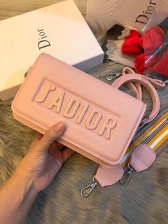 Túi jadior hồng size 19