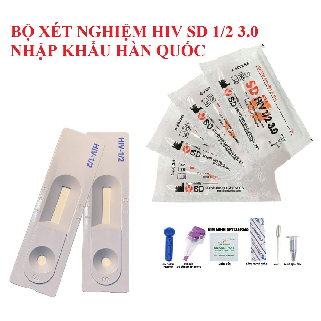 Xét nghiệm HIV nhanh tại nhà FASTEP từ USA dễ làm, chính xác, bảo mật thông tin, giá rẻ - Test HIV tại nhà