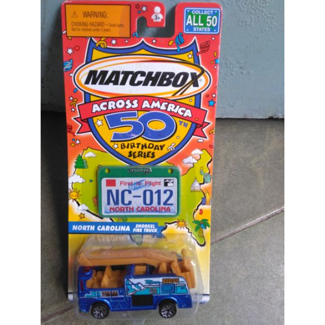 Xe MATCHBOX Fire Truck bang North Carolina