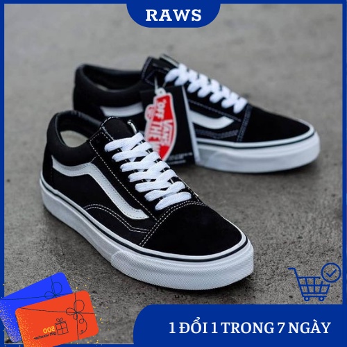 [RAWS] Giày Vans old skool Classic Black white