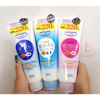 Sữa rửa mặt kose softymo nhật bản 220g