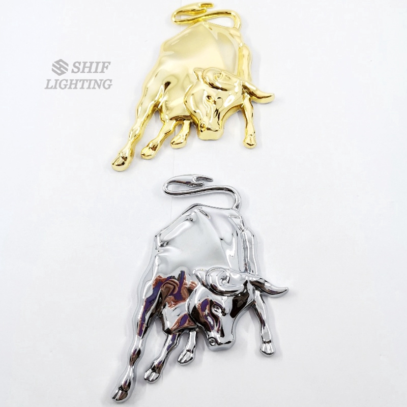 1 Miếng Dán Trang Trí Hình Logo Xe Lamborghini Bằng Kim Loại