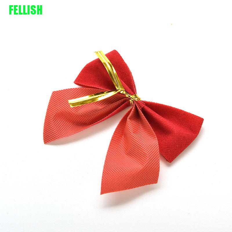 Bộ 12 nơ trang trí cây thông giáng sinh mới