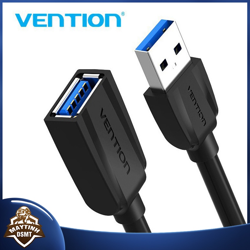 [Bán Chạy Nhất] Cáp Nối Dài USB 1M Vention, Dây USB 3.0 Nối Dài Cho Tốc Độ Truyền Tải Dữ Liệu Lên Tới 5 Gbps