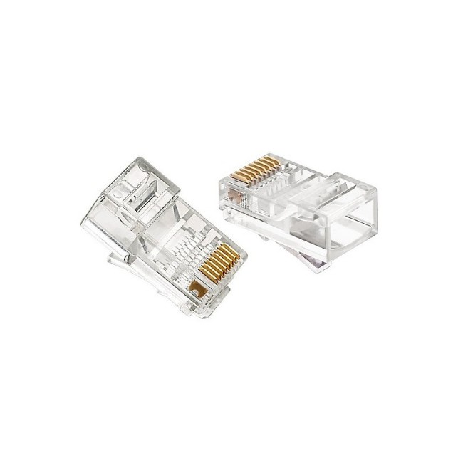 Đầu bấm mạng RJ45 loại thường (Bịch 100 hạt mạng )