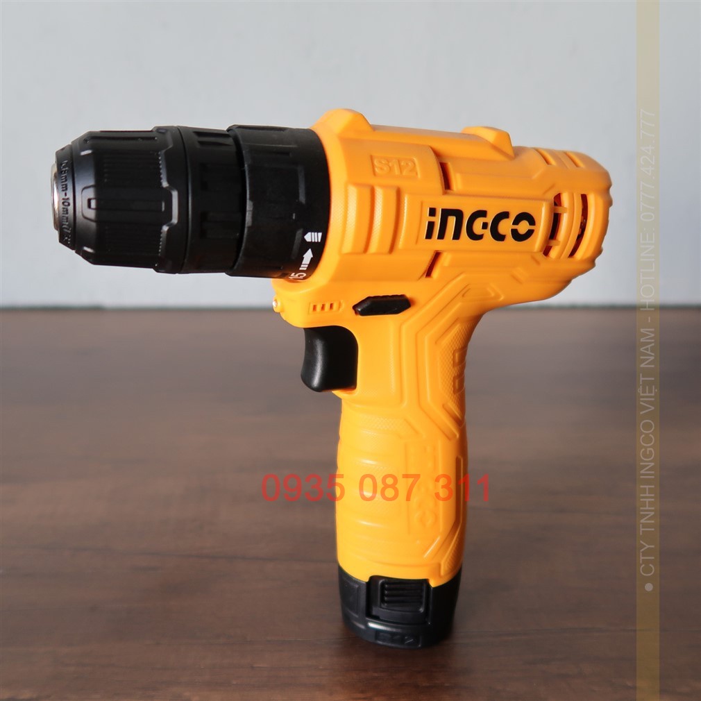 Máy Khoan Pin 12V INGCO CDLI12415 Kèm 1 Pin Và Sạc