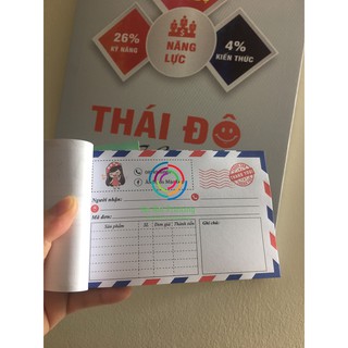 COMBO 10 QUYỂN HÓA ĐƠN / PHIẾU SHIP BÌ THƯ IN THÔNG TIN SHOP THEO YÊU CẦU