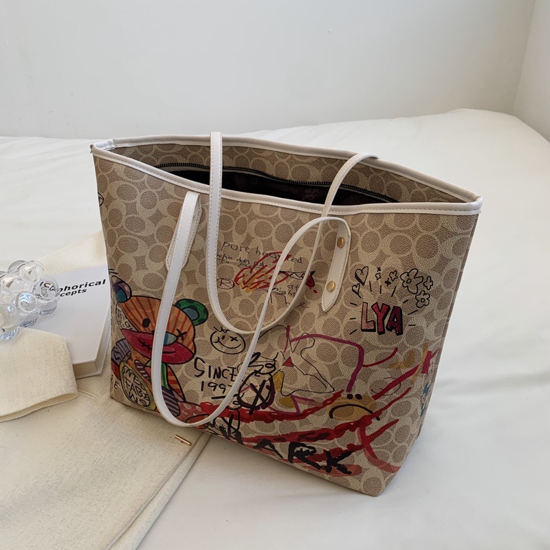 Túi Tote Chất Liệu Da Cỡ Lớn Thời Trang Cho Nữ