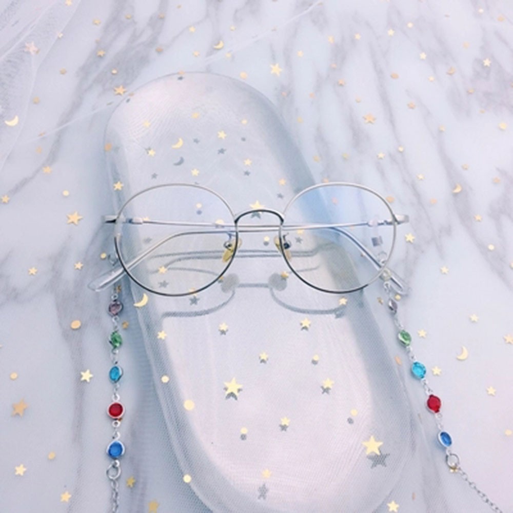 Dây đeo kính đính đá thời trang cá tính phong cách mới