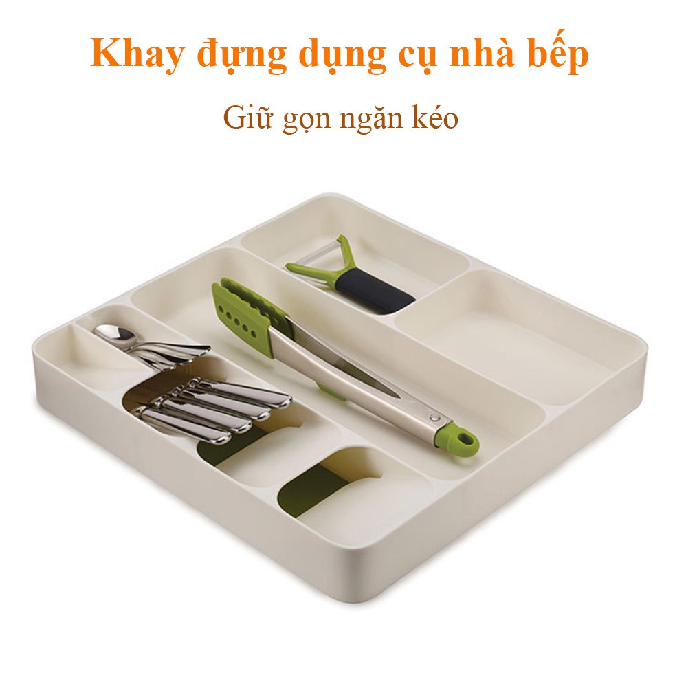 Mua Ngay Khay chia đũa thìa, dao nĩa giữ gọn ngăn tủ nhà bếp