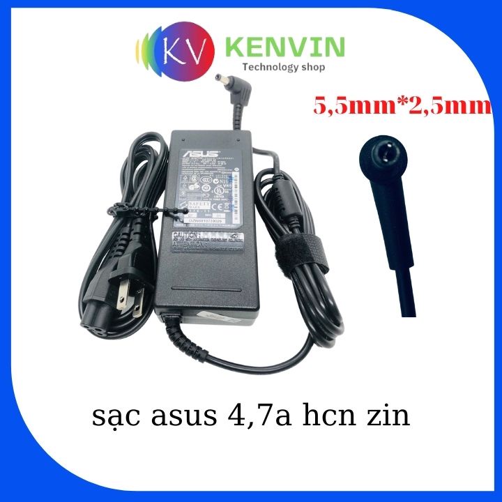 Sạc laptop Asus 19v-3.42a/2.37a ZiN CAO CẤP - ADAPTER ASUS - Sạc asus chân to / nhỏ - sạc máy tính asus - sạc kenvin