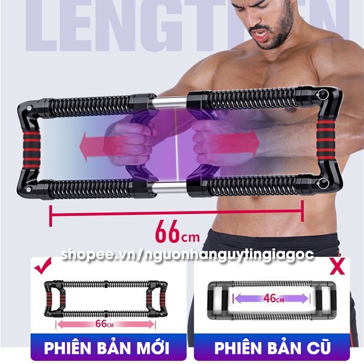 Dụng cụ tập gym tại nhà GYM &amp; LIFE | Phiên bản nâng cấp tùy chỉnh lực đẩy 40-100kg